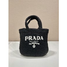 프라다 PRADA 라피아 토트 백